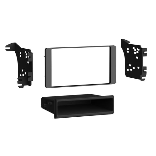 Metra Mitsubishi Outlander Sport SDin Dash Kit (Matte Black) ('14 - up) 99-7018B by Audiomotivez