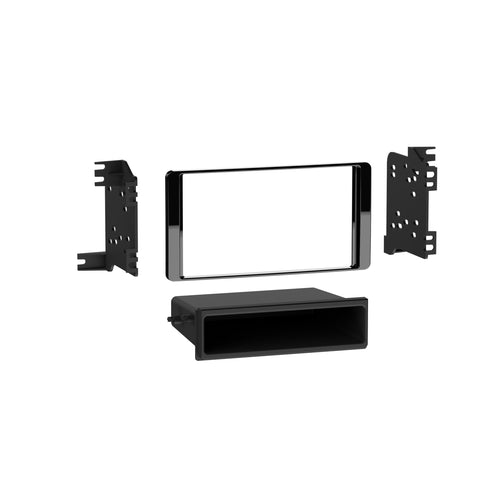 Metra Mitsubishi Outlander S/DDin Dash Kit (High Gloss Black) ('14 - up) 99-7015CHG by Audiomotivez