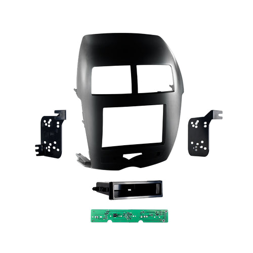 Metra Premium Mitsubishi Outlander Sport S/DDin Dash Kit (Gloss) ('11 - '14) 99-7014HG by Audiomotivez