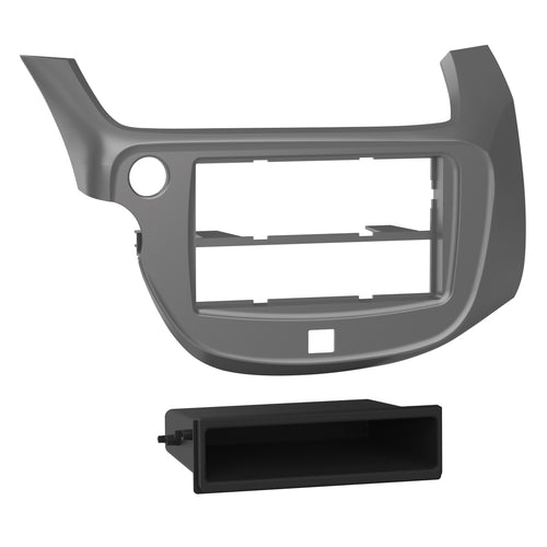Metra Honda Fit S/DDin Dash Kit (Silver) ('09 - up) 99-7877S by Audiomotivez