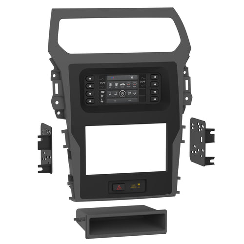 Metra Premium Ford Explorer (w/ 8" Screen) S/DDin Dash Kit ('11 - '19) 99-5858CH by Audiomotivez