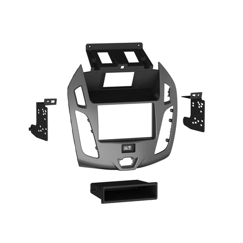 Metra Ford Transit Connect w/ 4.2" Screen S/DDin Dash Kit (Grey) ('14 - '18) 99-5831G by Audiomotivez