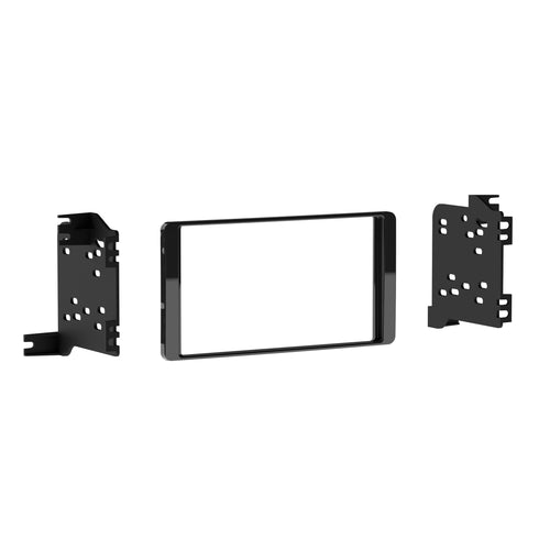 Metra Mitsubishi Outlander DDin Dash Kit (High Gloss Black) ('14 - up) 95-7015CHG by Audiomotivez
