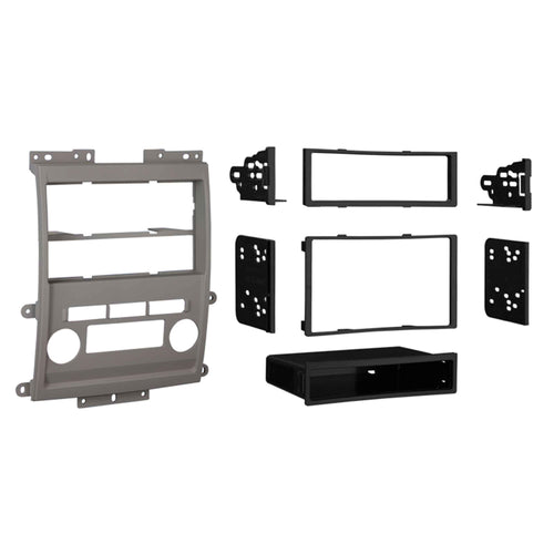 Metra Nissan Frontier S/DDin Dash Kit (Grey) ('09 - up) 99-7428G by Audiomotivez