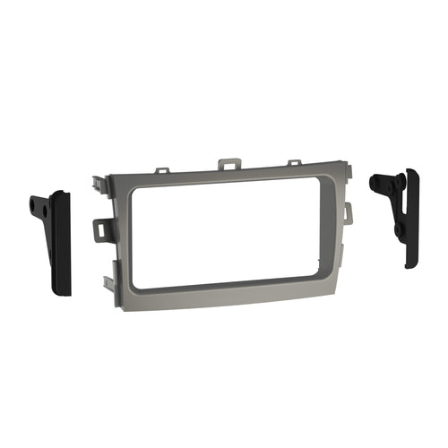 Metra Toyota Corolla DDin Dash Kit (Silver) ('09 - up) 95-8223S by Audiomotivez