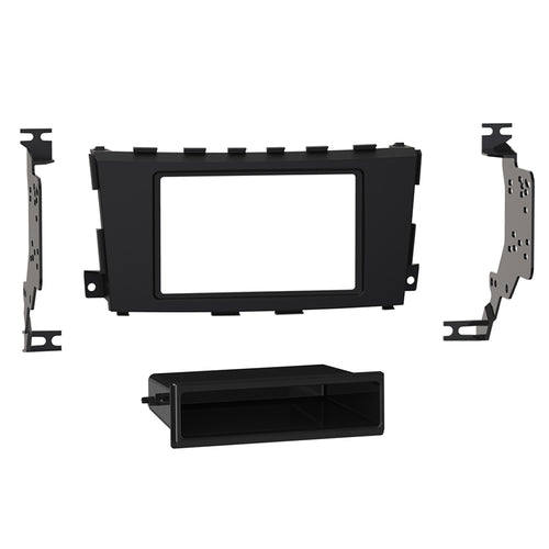 Metra Nissan Altima S/DDin Dash Kit ('16 - '18) (Black) 99-7617B by Audiomotivez