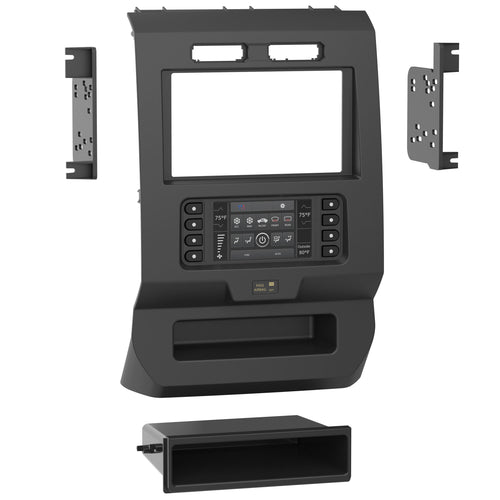 Metra Premium Ford F-Series Truck S/DDin Dash Kit ('15 - up) 99-5834CH by Audiomotivez