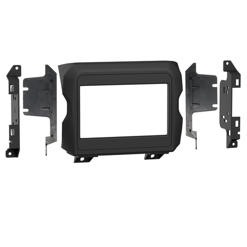 Metra Jeep Shallow DDin / Modular Dash Kit ('18 - up) 107-CH3B by Audiomotivez