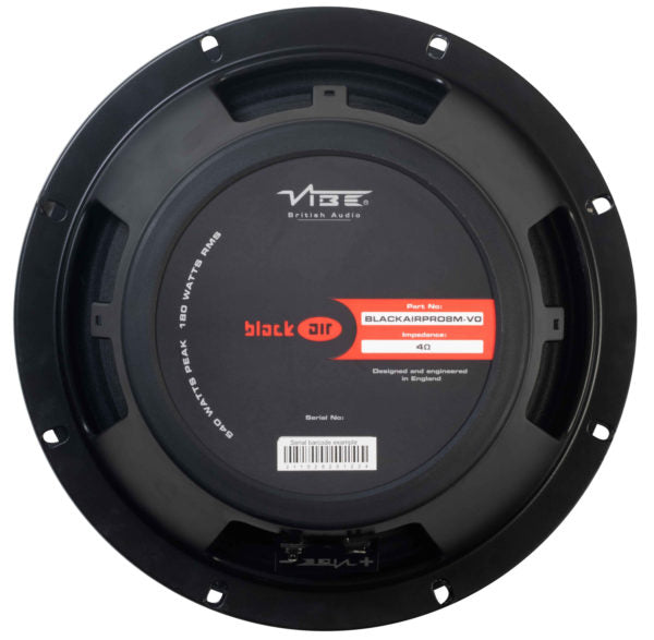 Vibe BLACKAIRPRO8M-V0: 8 inch Pro Midrange Speakers