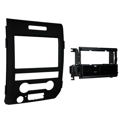 Metra Ford F-150 SDin Dash Kit (Black) ('09 - up) 99-5820B by Audiomotivez