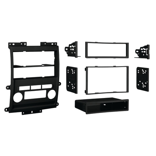Metra Nissan Frontier S/DDin Dash Kit (Black) ('09 - up) 99-7428B by Audiomotivez