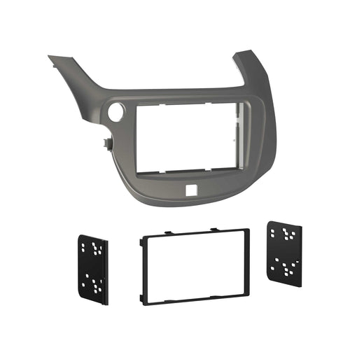 Metra Honda Fit DDin Dash Kit (Silver) ('09 - up) 95-7877S by Audiomotivez