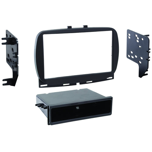 Metra Fiat 500 SDin Dash Kit ('16 - up) 99-6544B by Audiomotivez
