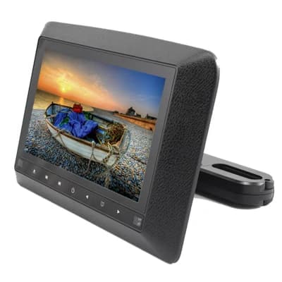 Accele Universal Single Headrest Mount (9" LCD - DVD - 3 Colour Skins)
