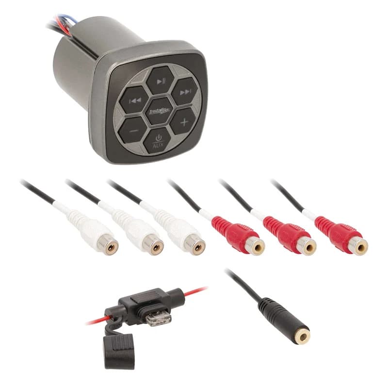 InstallBay Marine / Powersports Audio Receiver (3-Zone - AUX - Bluetooth)
