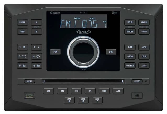 Jensen RV Receiver (CD / DVD / USB / AUX / Bluetooth)