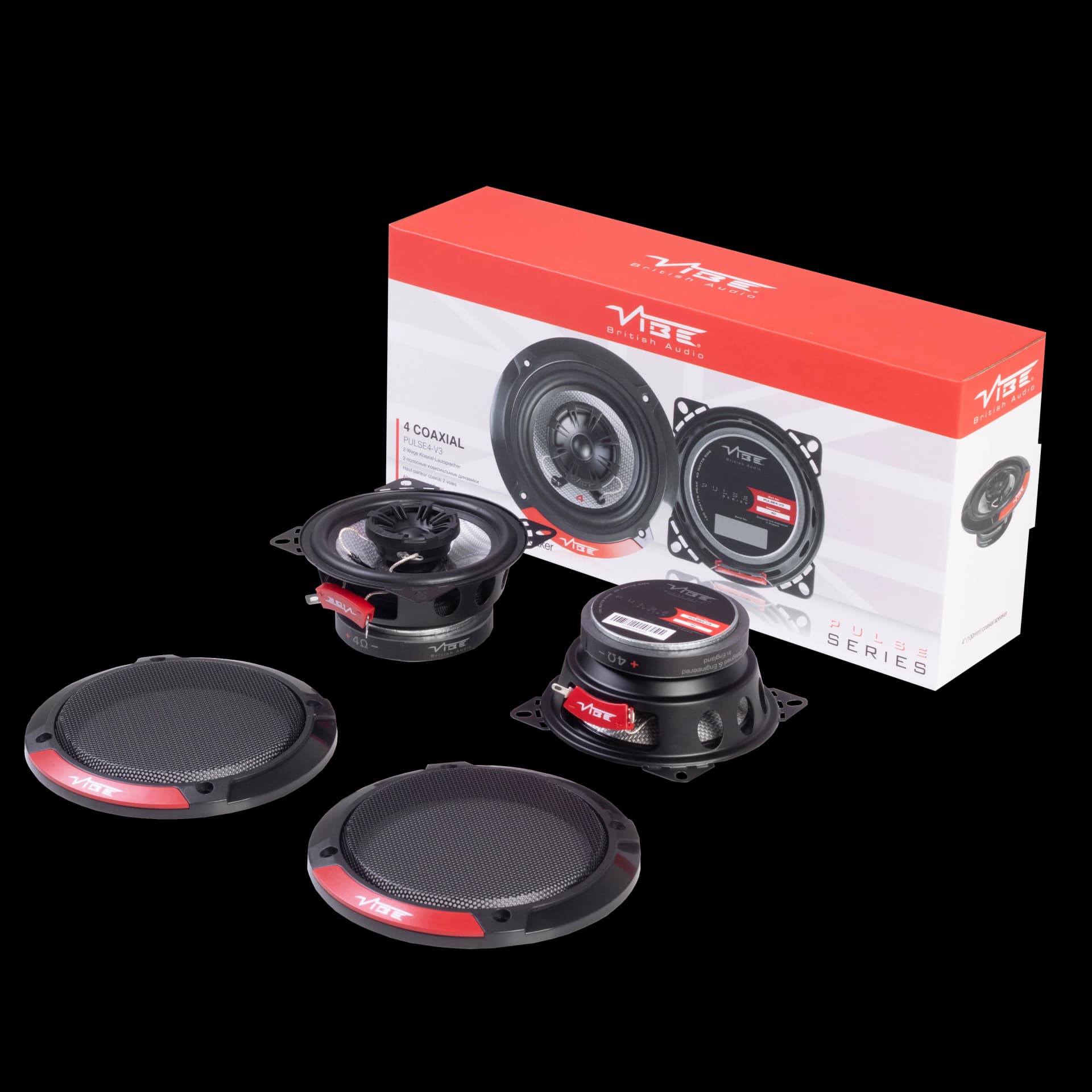 Vibe PULSE4-V3: 4" Coaxial Speaker by Vibe Audio