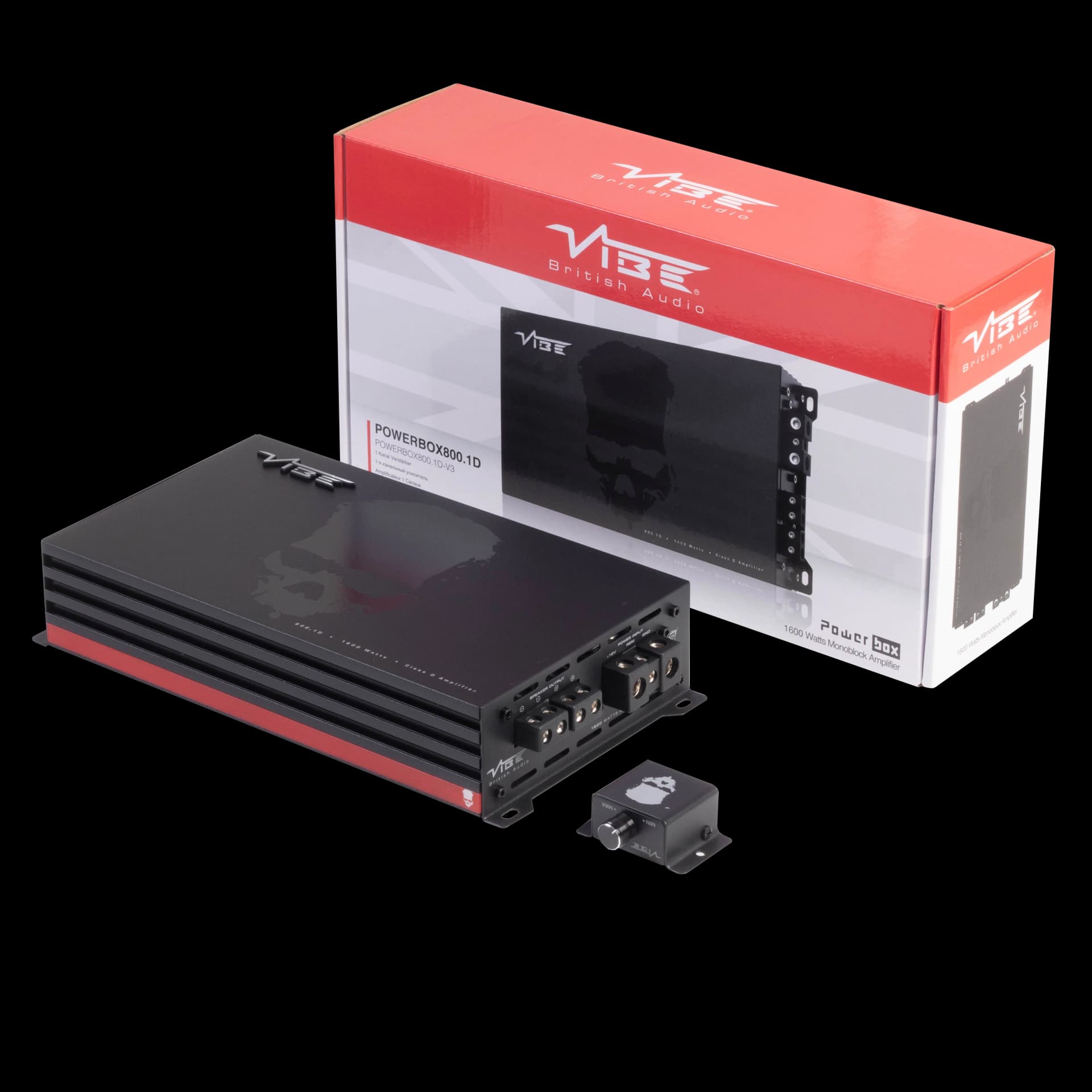 Vibe POWERBOX800.1D-V3: 800 watts Monoblock Car Amplifier