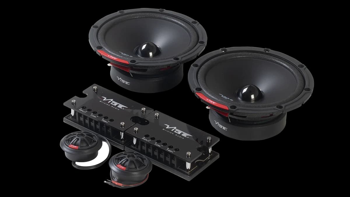 Vibe SLICK6SQC-V9: 6.5" SQ Component 90W RMS by Vibe Audio