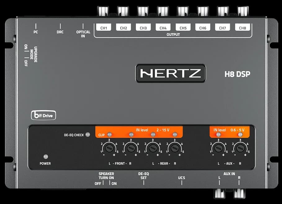 Hertz 8 Channel DSP Digital Interface Audio Processor with DRC (H8DSPDRC) by Hertz