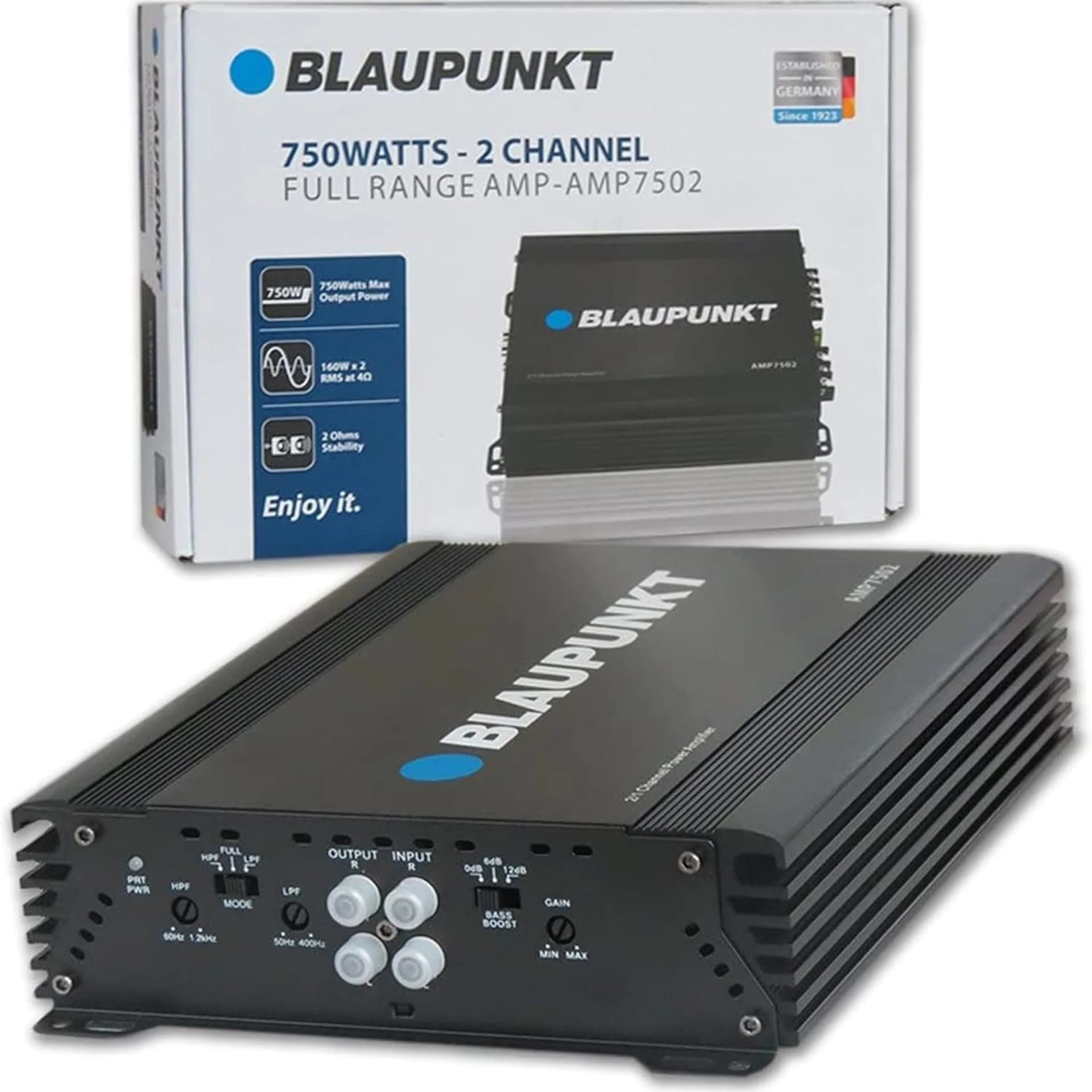 Blaupunkt AMP-7502PRO 750W 2-Channel Amplifier Class AB
