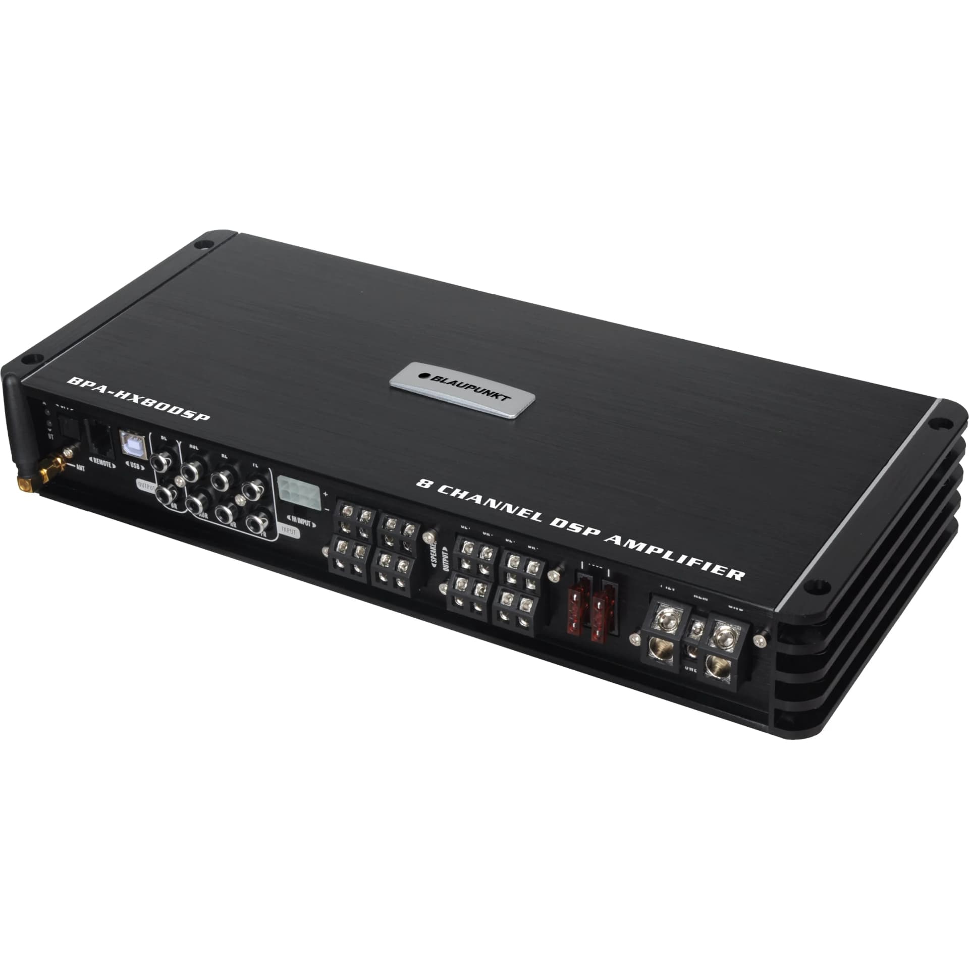 Blaupunkt BPA-HX80DSP 8 Channel Class D DSP Amplifier Car Audio Receiver System