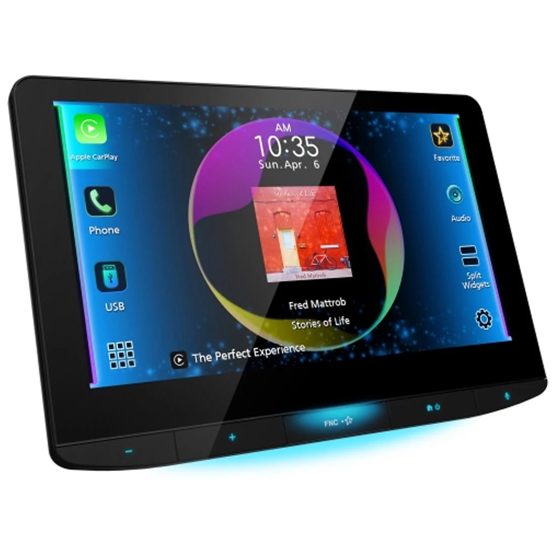 JVC KW-Z1001W 10.1 inch HD Floating Digital Media Receiver