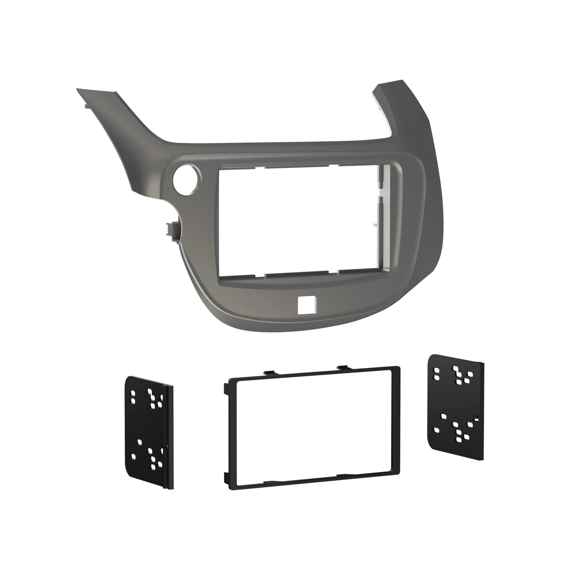 Metra Honda Fit DDin Dash Kit (Silver) ('09 - up) 95-7877S by Audiomotivez