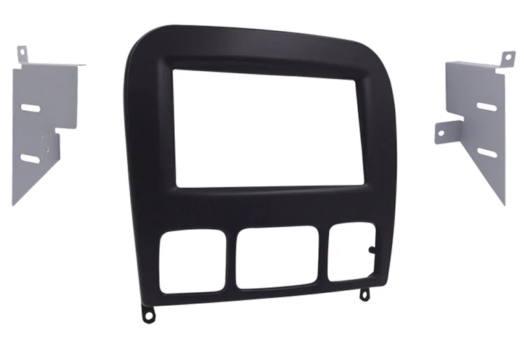 Metra Double-DIN Dash Kit for 2000-2006 Mercedes-Benz S-Class, Black (95-8726B) by Audiomotivez