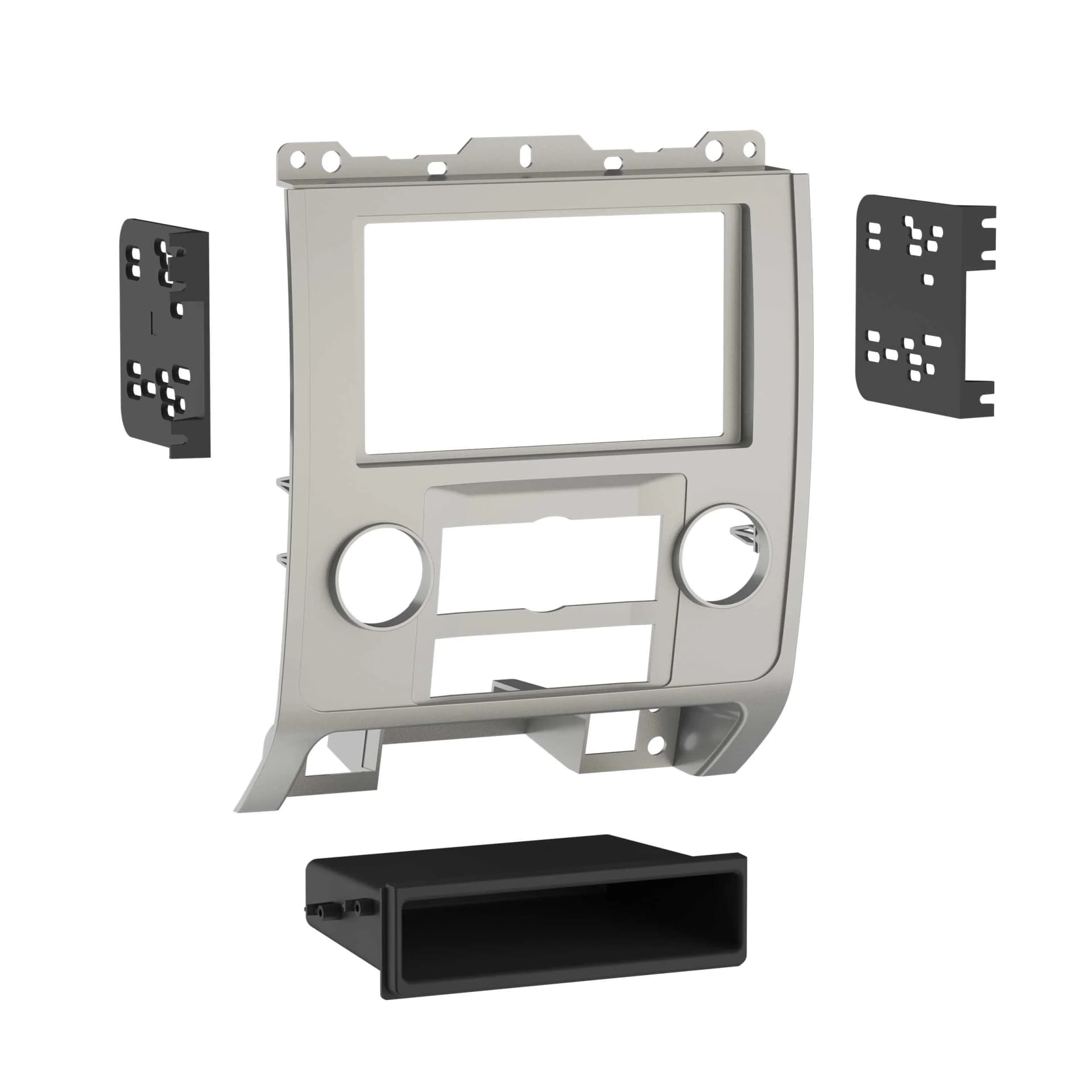 Metra Ford / Mercury / Mazda S/DDin Dash Kit (Silver) ('08 - up) 99-5814S by Audiomotivez