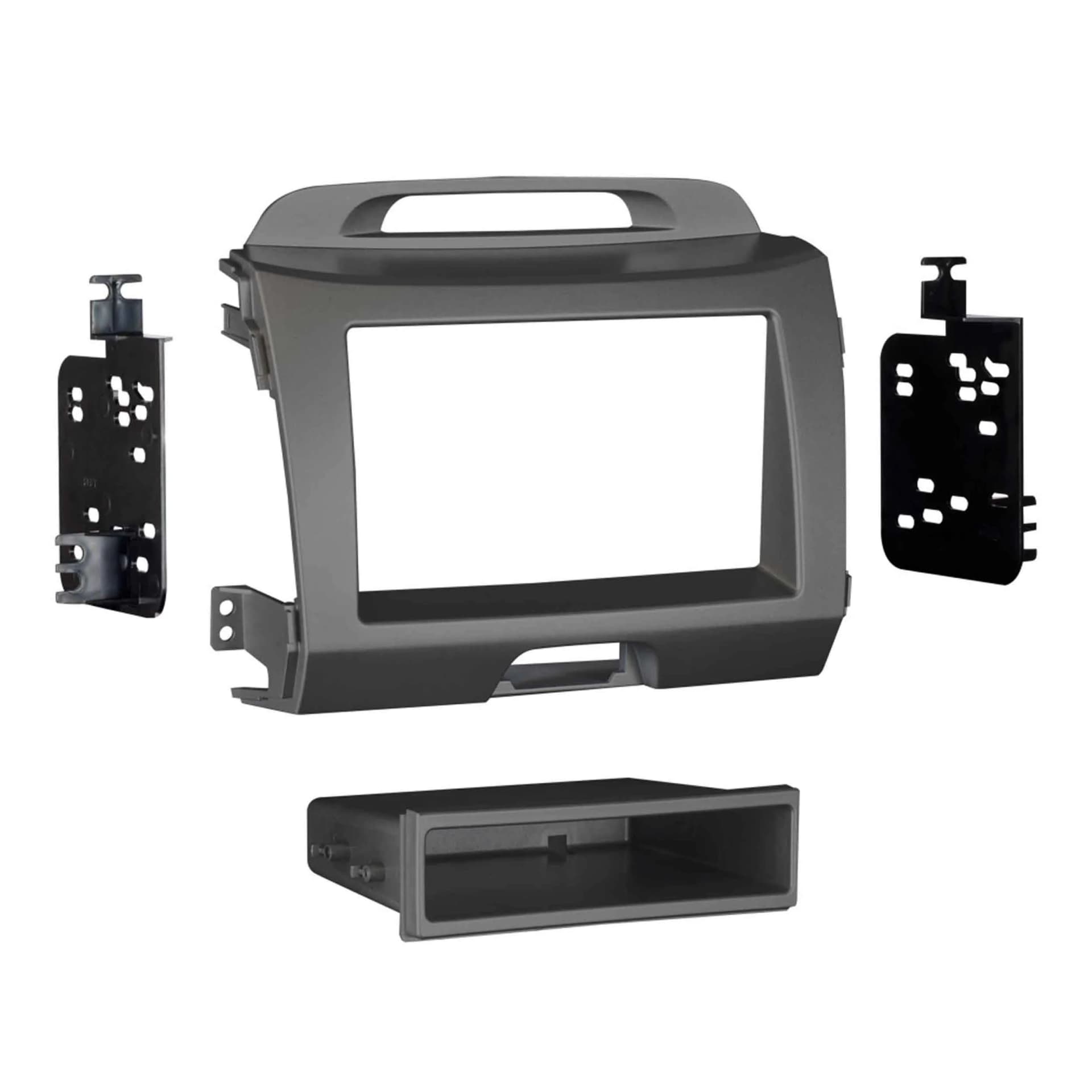 Metra Kia Sportage SDin Dash Kit (Grey) ('11 - up) 99-7344G by Audiomotivez