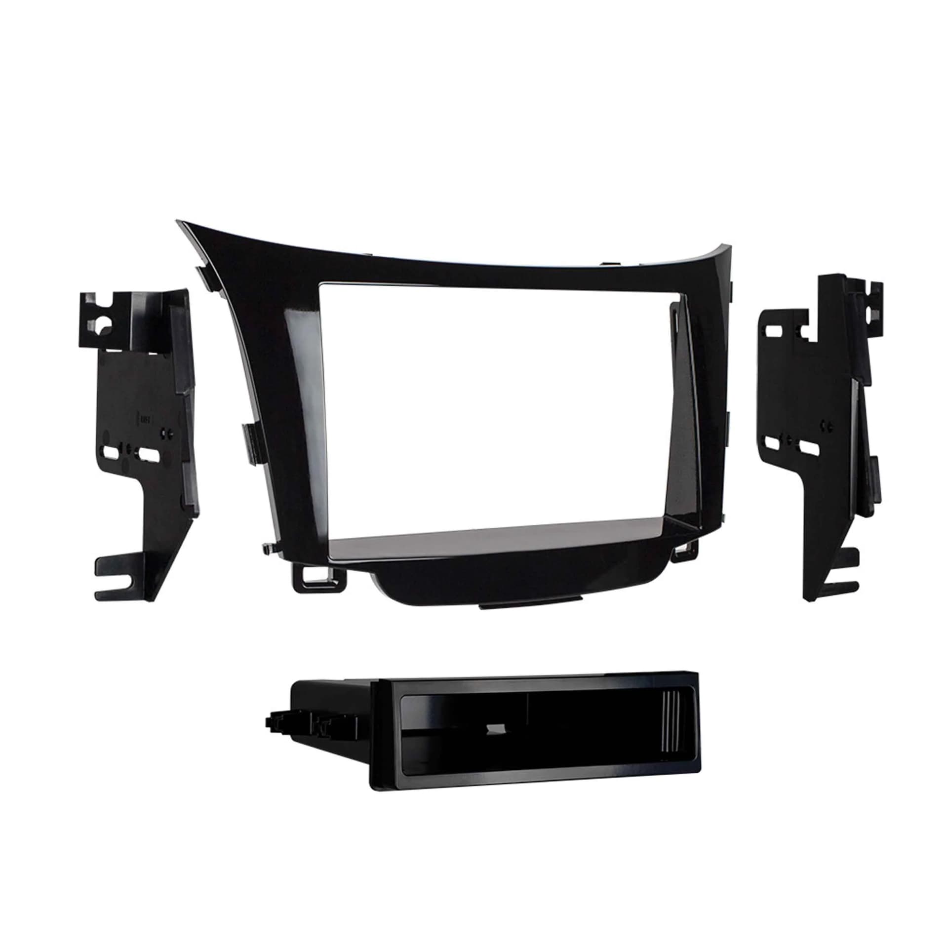 Metra Hyundai Elantra GT SDin Dash Kit (High Gloss Black) ('13 - up) 99-7357HG by Audiomotivez