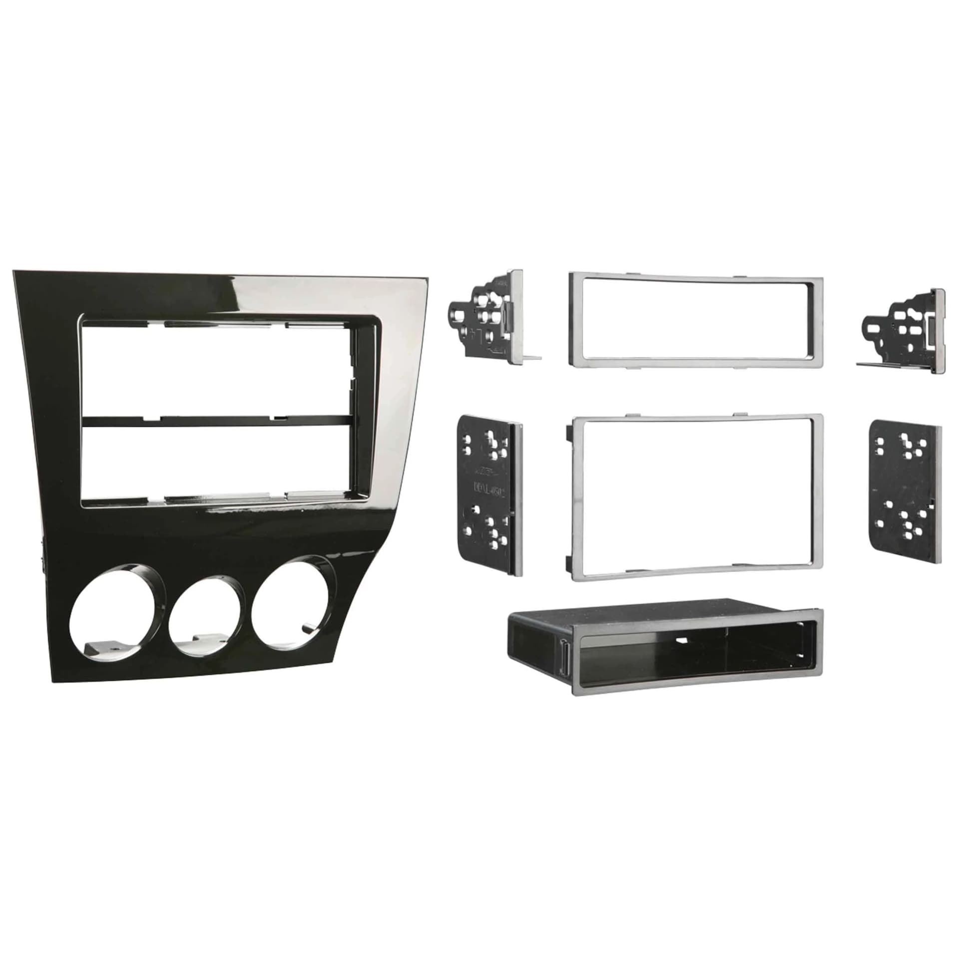 Metra Mazda RX-8 S/DDin Dash Kit (High Gloss Black) ('09 - '10) 99-7515HG by Audiomotivez