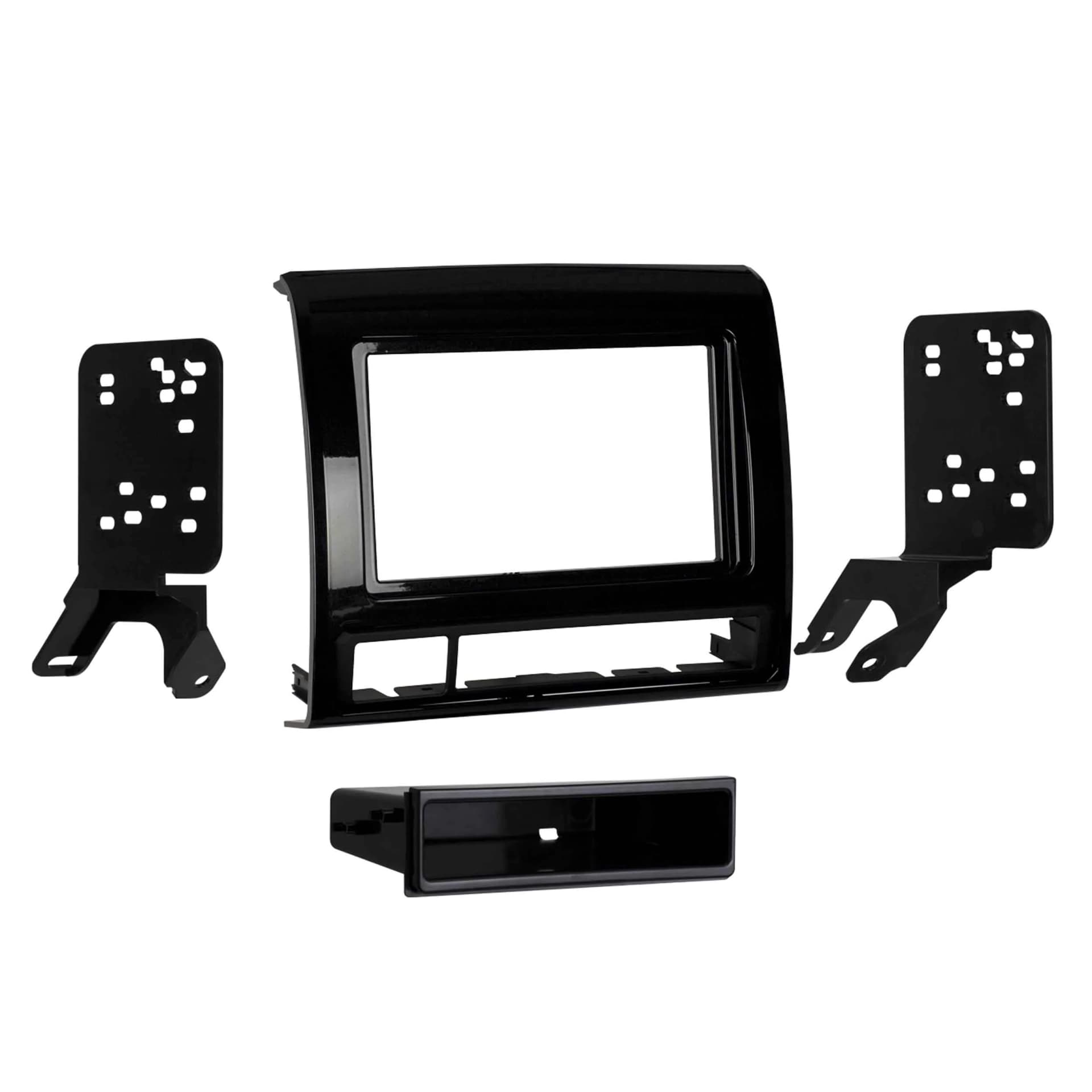 Metra Toyota Tacoma SDin Dash Kit (High Gloss Charcoal) ('12 - up) 99-8235CHG by Audiomotivez