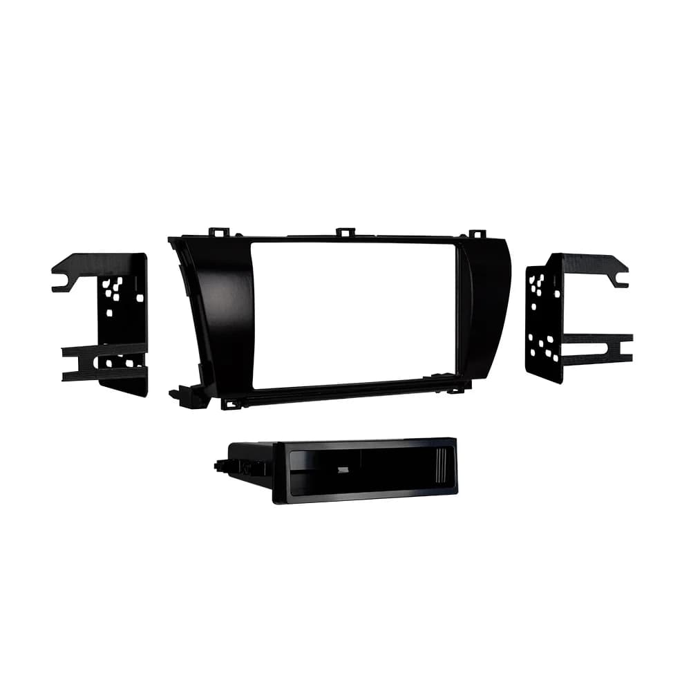 Metra Toyota Corolla SDin Dash Kit (High Gloss Charcoal) ('14 - up) 99-8245CHG by Audiomotivez