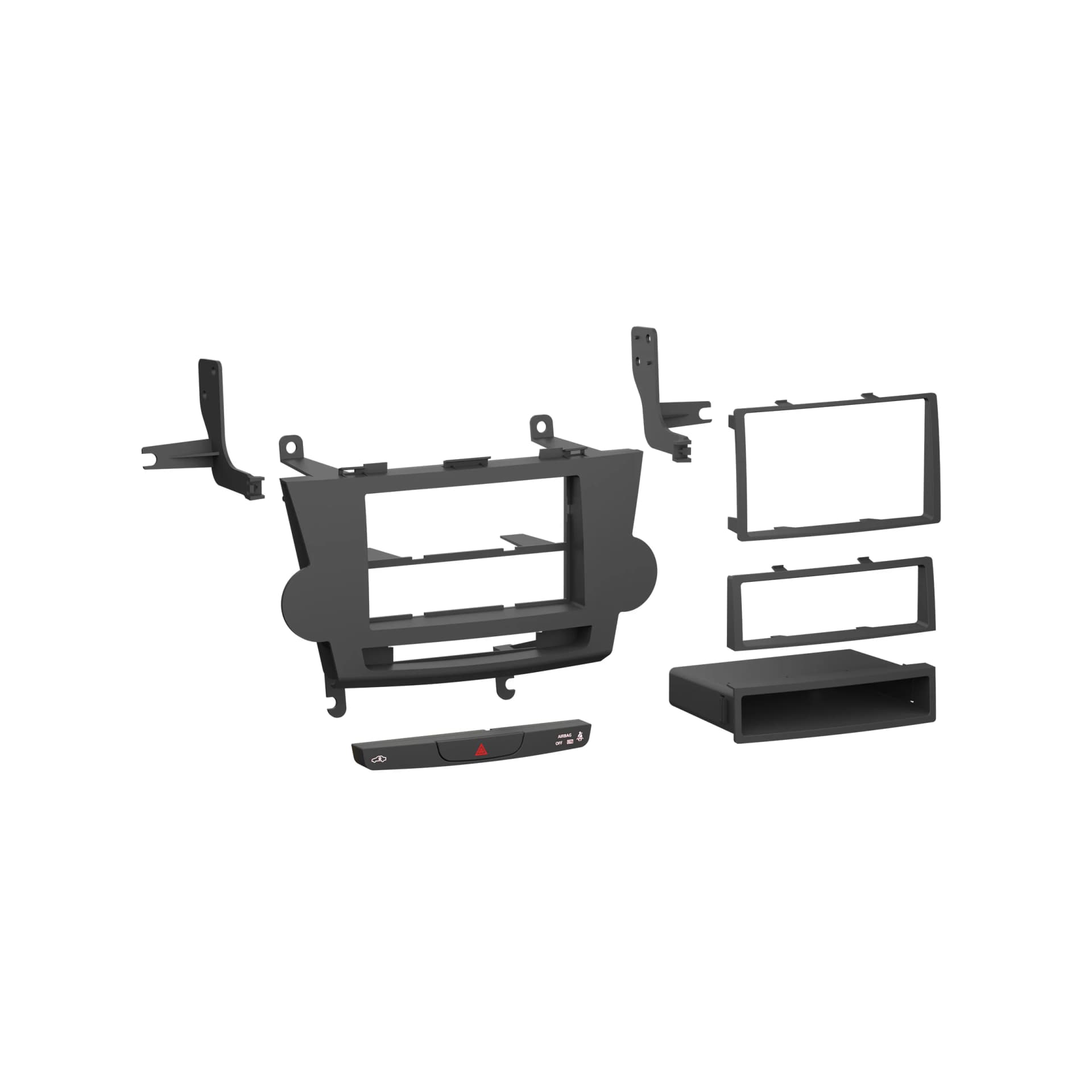 Metra Toyota Highlander w/ NAV S/DDin Dash Kit ('08 - '12) 99-8274B by Audiomotivez