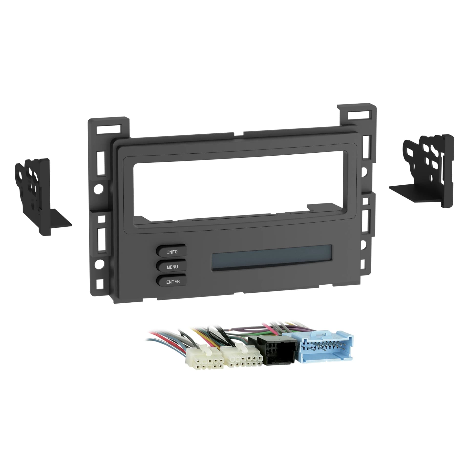 Metra Premium GM SDin Dash Kit (with LCD Display) ('05 - '09) 99-3303 by Audiomotivez