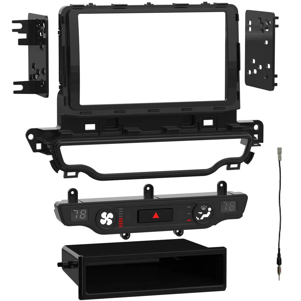 Metra Premium Kia Niro w/o NAV S/DDin Dash Kit ('17 - up) 99-7382HG by Audiomotivez