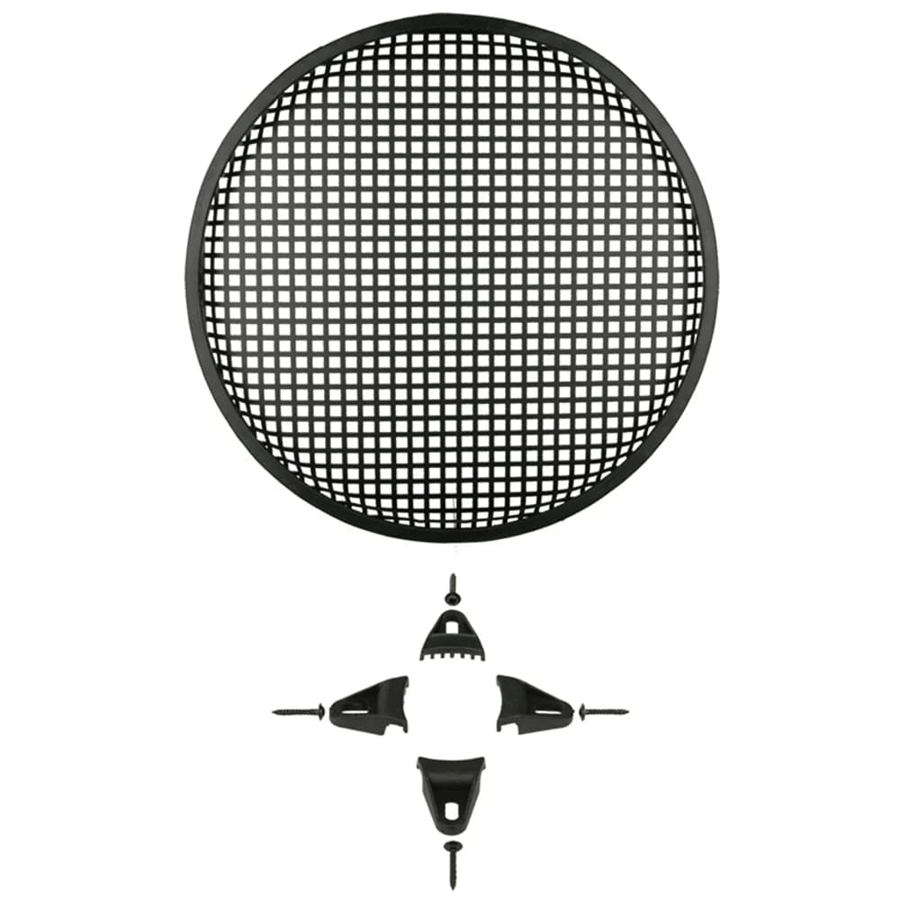 Metra Speaker Grille (12" - Waffle Style - Black - Hardware Included) 85-9012 by Audiomotivez