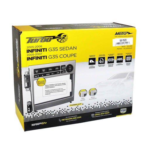 Metra Premium Infiniti G35 DDin Dash Kit ('05 - '07)   95-7605 by Audiomotivez