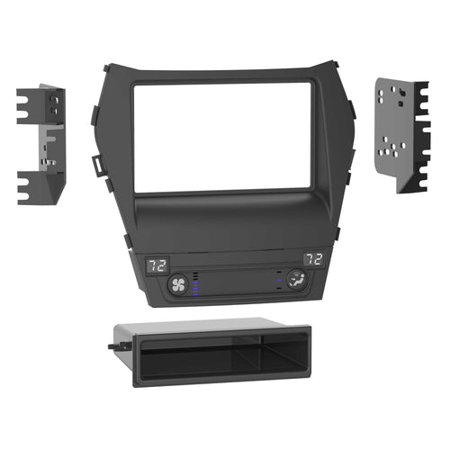 Metra Premium Hyundai Santa Fe w/ Factory Navigation S/DDin Dash Kit ('13 - '19)   99-7386B by Audiomotivez