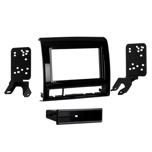 Metra Toyota Tacoma SDin Dash Kit (High Gloss Charcoal) ('12 - up)   99-8235CHG by Audiomotivez