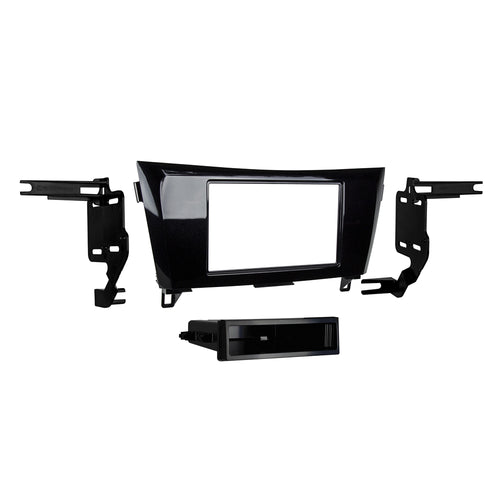 Metra Nissan Rogue S/DDin Dash Kit (High Gloss Black) ('14 - up)   99-7622HG by Audiomotivez