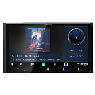 Kenwood DDin Mechless Receiver (6.92" - BT / Wireless CarPlay & AA / SXM Ready) by AMZ Distribution Ltd.