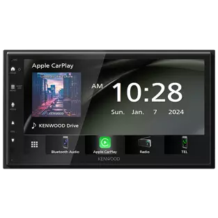 Kenwood DDin Mechless Receiver (6.8" - BT / Wireless CarPlay & AA / SXM Ready by AMZ Distribution Ltd.