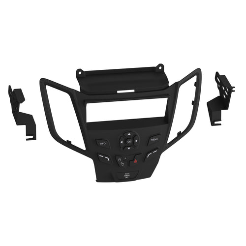 Metra Premium Ford Fiesta SDin Dash Kit (Black) ('10 - up)   99-5825B by Audiomotivez