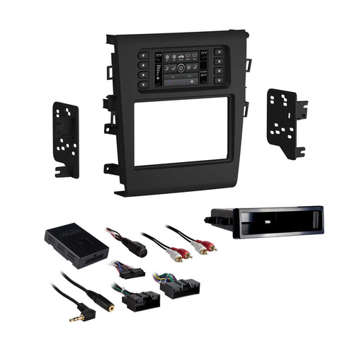 Metra Premium Ford Fusion S/ DDin Dash Kit ('13 - up)   99-5841B by Audiomotivez