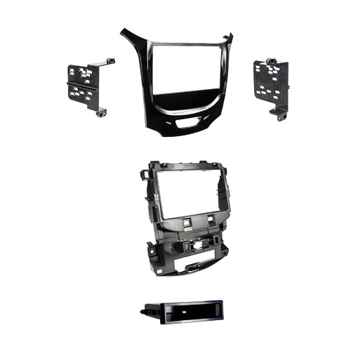 Metra Chevrolet Cruze SDin Dash Kit (Gloss Black) ('16 - up)   99-3020HG by Audiomotivez