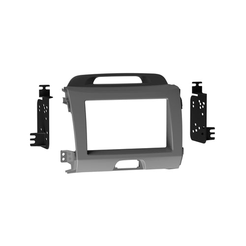 Metra Kia Sportage DDin Dash Kit (Grey) ('11 - up)   95-7344G by Audiomotivez