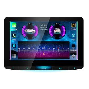 JVC Floating Mount Receiver (10.1" - BT / Wireless CarPlay & AA / SXM Ready) by AMZ Distribution Ltd.
